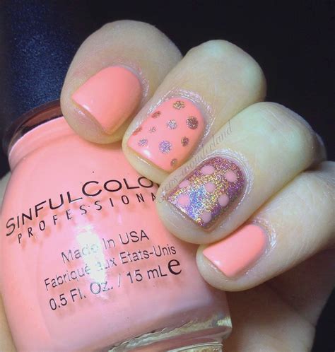 Orange Cream Nail Polish Nail Art Nails