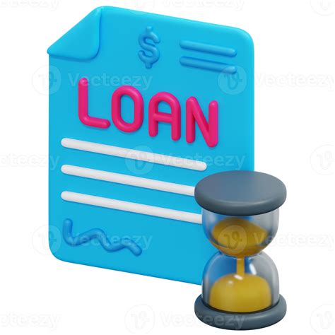 Loan 3d Render Icon Illustration 21616842 Png