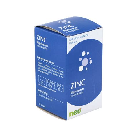 Comprar ZINC microgranulos NEO 50cap da NEO NEOVITAL Dietética Central