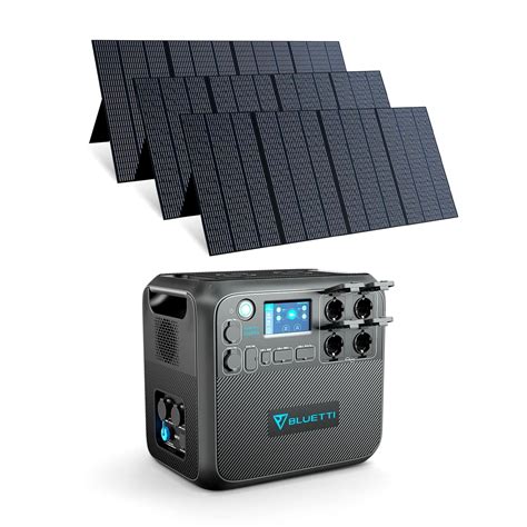 Bluetti Wh W Lifepo Solargenerator Mit X Pv Solarpanel