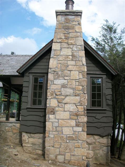 Image Result For Native Stone Fireplace Chimney Chimney Exterior