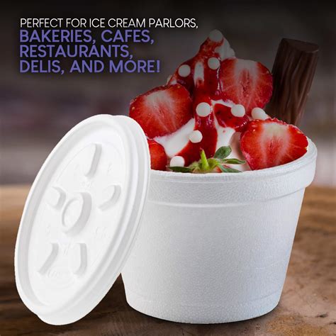 Stock Your Home 4 Ounce Foam Bowls With Lids 100 Count Styrofoam