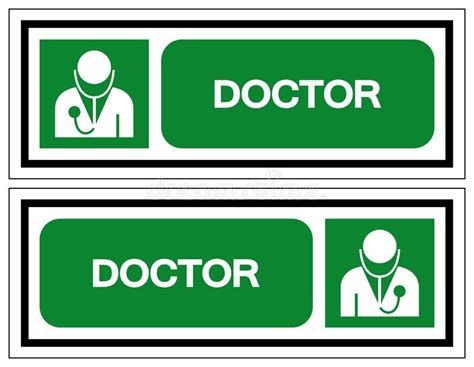 Doctor`office Symbol Sign Vector Illustration Isolate On White