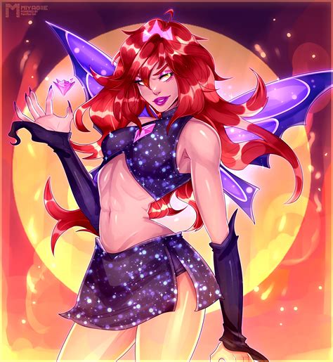 Omayma Atallah - Dark Bloom Winx Club Fanart