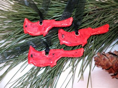 Red Cardinal Winter Christmas Ornament Wild Crow Farm