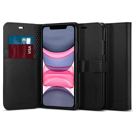 Оригинальный чехол Spigen Wallet S для IPhone 11 Black купить в Киеве ...