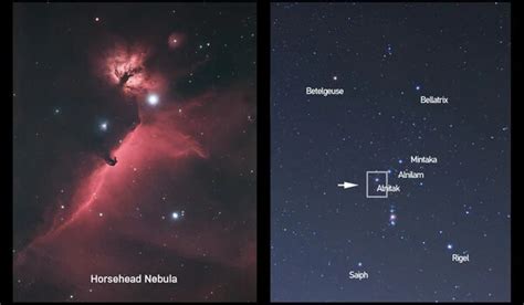 Horsehead Nebula – a small dark nebula - Assignment Point