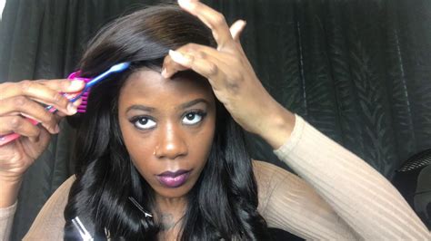 Frontal Wig Install Feat Got2b Glued Freeze Spray Youtube