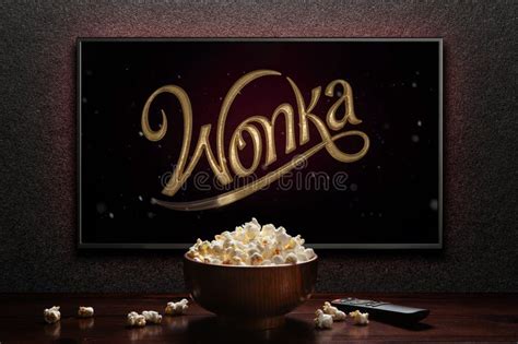 Wonka Trailer or Movie on TV Screen. Astana, Kazakhstan - October 28, 2023. Editorial Photo ...