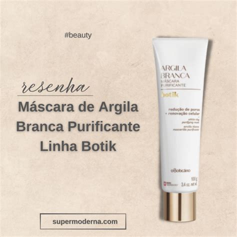 M Scara De Argila Branca Botik Resenha Super Moderna