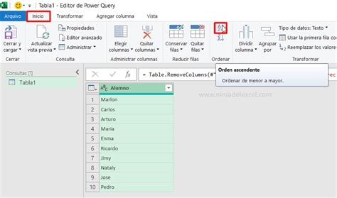 C Mo Ordenar Alfab Ticamente En Power Query Ninja Del Excel