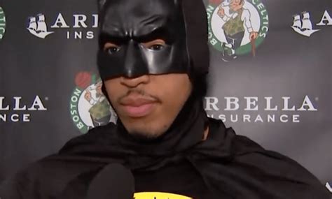 Grant Williams stayed in character after the Celtics game in Batman ...