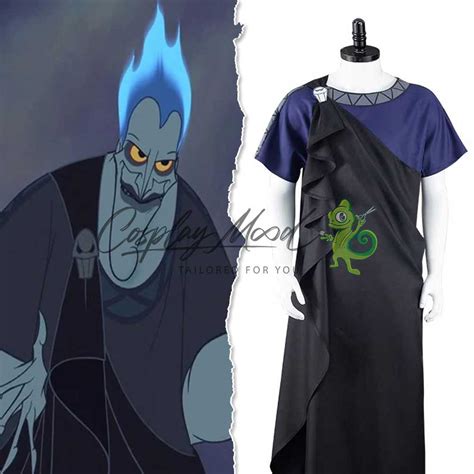 Hercules Hades Cosplay Costume Halloween Outfit Carnival Suit