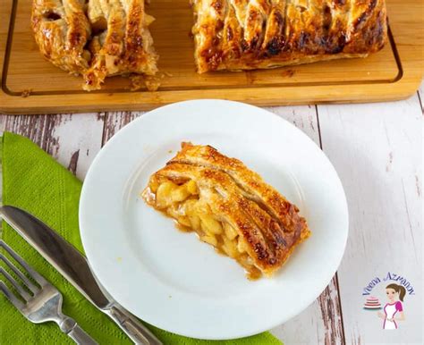 Braided Apple Puff Pastry Veena Azmanov