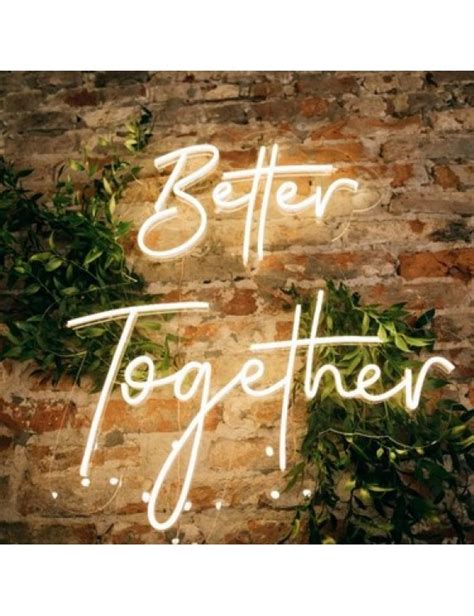 Better Together Neon Led Tabela