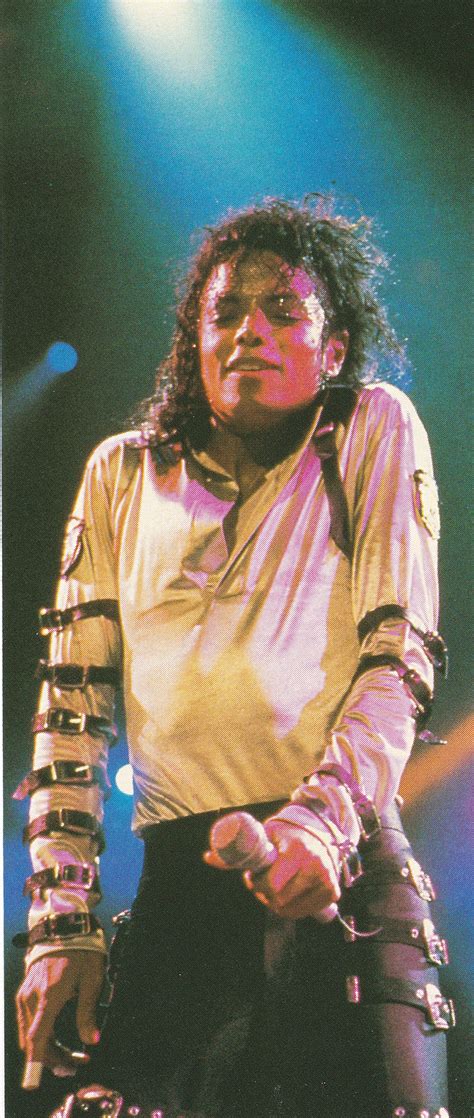 Michael Jackson Hq Scan Bad Tour Michael Jackson Photo