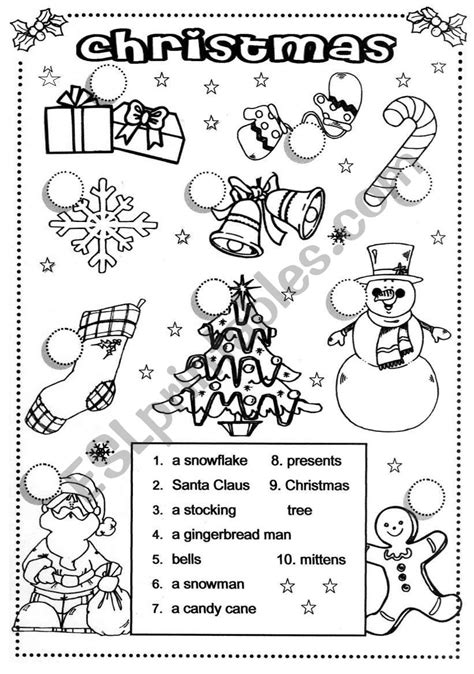 Christmas - ESL worksheet by valleygirl