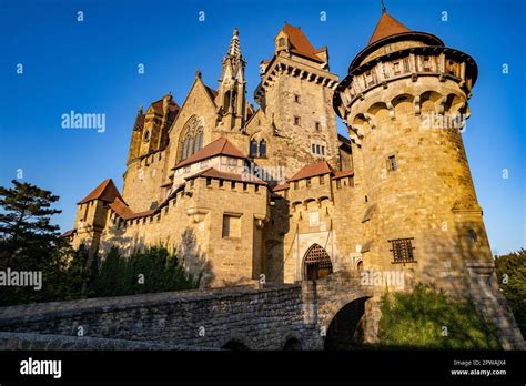 Kreuzenstein Castle In Austria Stock Photo Alamy