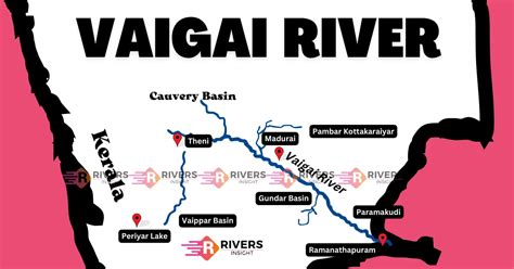 Vaigai River: Map and Origin - Rivers Insight