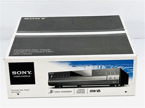 Vintage Sony CD Player CDP CE500 5 Disc Changer Compact Disc Player