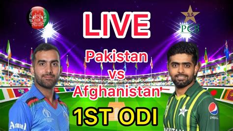 1st Odi Pakistan Vs Afghanistan Live Match Today 2023 Sri Lanka