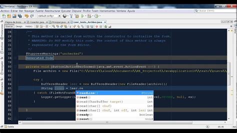 Leer Archivo De Texto Jtextarea Java Youtube