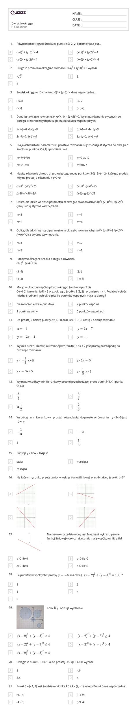 Ponad Okr Gi Arkuszy Roboczych Dla Klasa W Quizizz Darmowe I Do