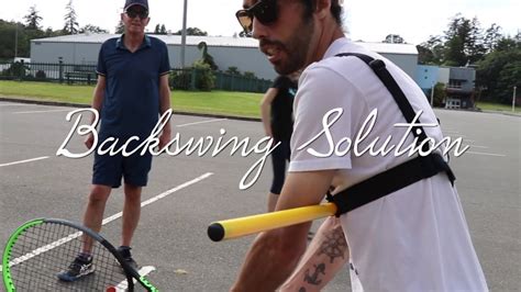 Backswing Solution Tennis Training Tool Youtube