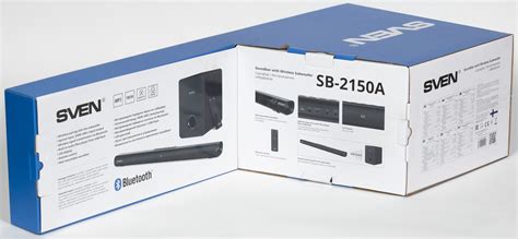 Обзор комплекта из саундбара и беспроводного сабвуфера Sven SB-2150A