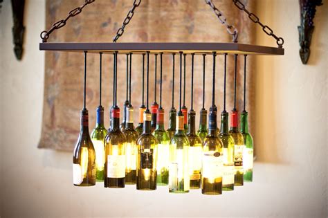 Custom Wine Bottle Chandelier By By Gordon Living