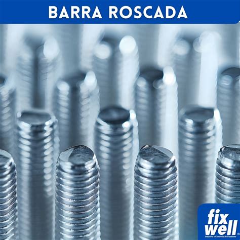 10 Barras Roscadas 3 4 X 1000mm Galvanizado Fixwell Fixwell Parafusos