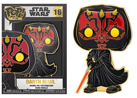 Funko POP Pin Przypinka Star Wars Darth Maul 16 Funko POP