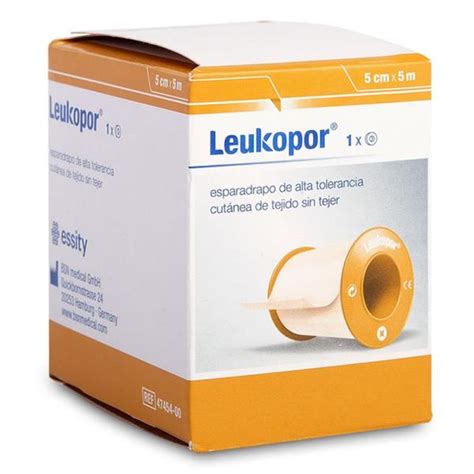 Leukopor Esparadrapo Papel 5mx5cm Farmacia Calàbria