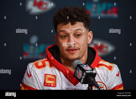 Phoenix Arizona On Feb 7 2023 Kansas City Chiefs Quarterback