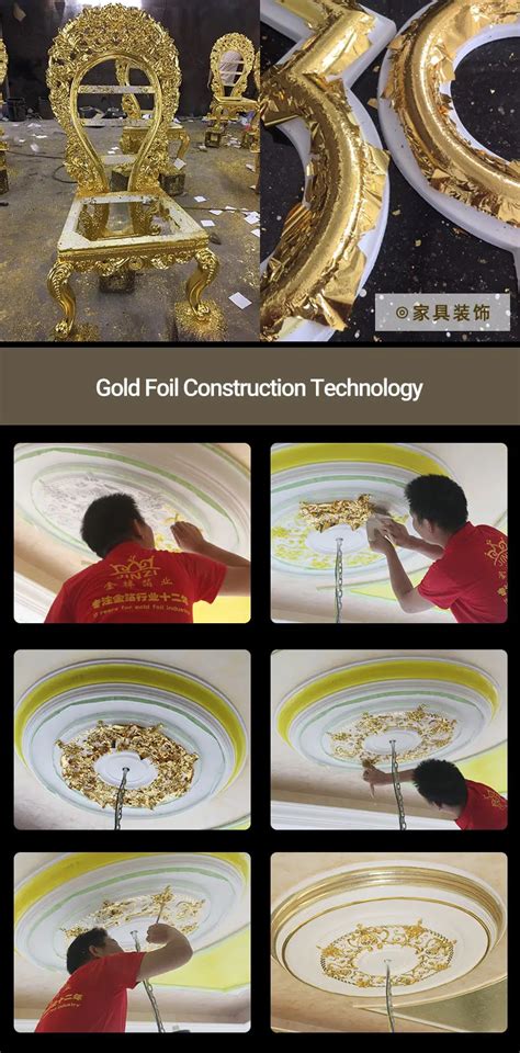 Taiwan Gold Leaf Foil Sheet For Gilding Furniture Buy Taiwan Gold