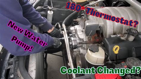 Jeep Srt Thermostat Water Pump Coolant Replaced Youtube