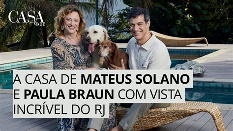 Mateus Solano e Paula Braun abrem casa sustentável repleta de peças