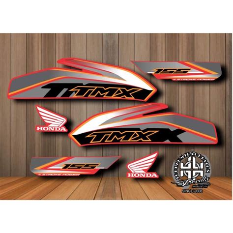 Honda Tmx Stock Decal Sticker Shopee Philippines