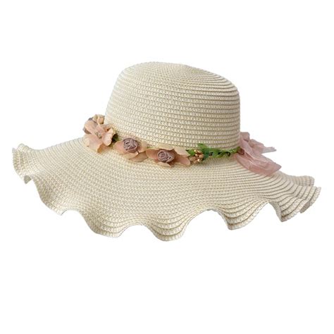 Juleeze Women S Hat Beige Paper Straw