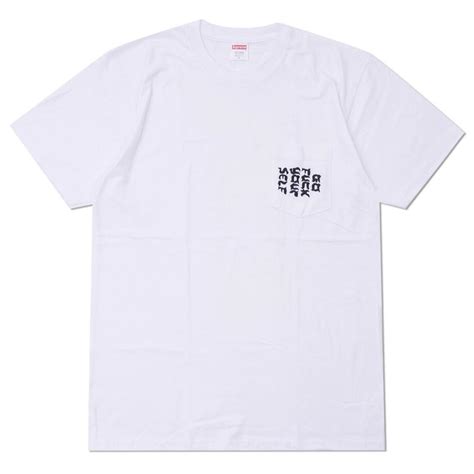 Supreme シュプリーム SUPREME Go Fuck Yourself Pocket Tee Tシャツ WHITE 新品 半袖Tシャツ