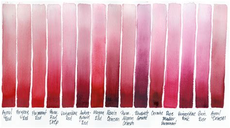 Fall In Love With Beautiful Red Watercolors From Daniel Smith Daniel