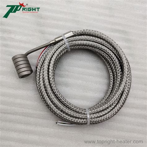 Industrial Hot Runner Nozzle Coil Heater With Build In Thermocouple