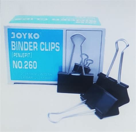 Binder Clip Joyko Kenko 260 Penjepit Kertas Clip Dijual Oleh Cv Karya