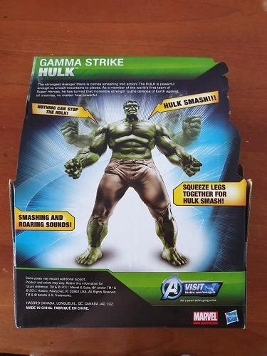 Marvel Avengers Rare Gamma Strike Hulk Figurine 12 Inch Toys