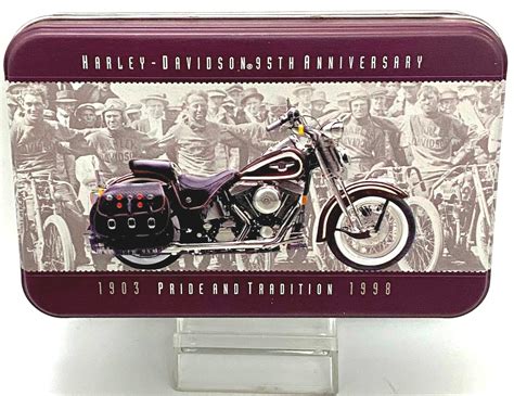 Vintage 1998 Harley Davidson 95TH Anniversary Two Decks Playing Cards W