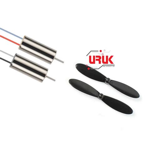 Pair Of 8 5x20mm Coreless Motors Pair Of 55mm Propellers For Micro