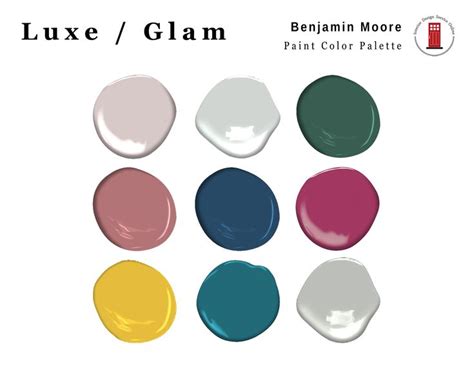 Jewel Tone Benjamin Moore Paint Palette Glam Interior Paint Colors