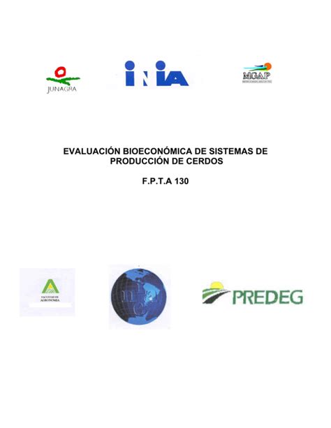 ÓN BIOECONÓMICA DE SISTEMAS DE EVALUACI ÓN DE CERDOS PRODUCCI