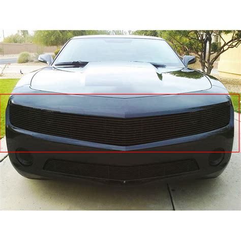 Fits Chevy Camaro Phantom Style Black Upper Billet Grille