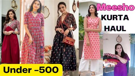 Trendy Meesho Kurti Haul Meesho Kurti Haul Meesho Kurta Summer